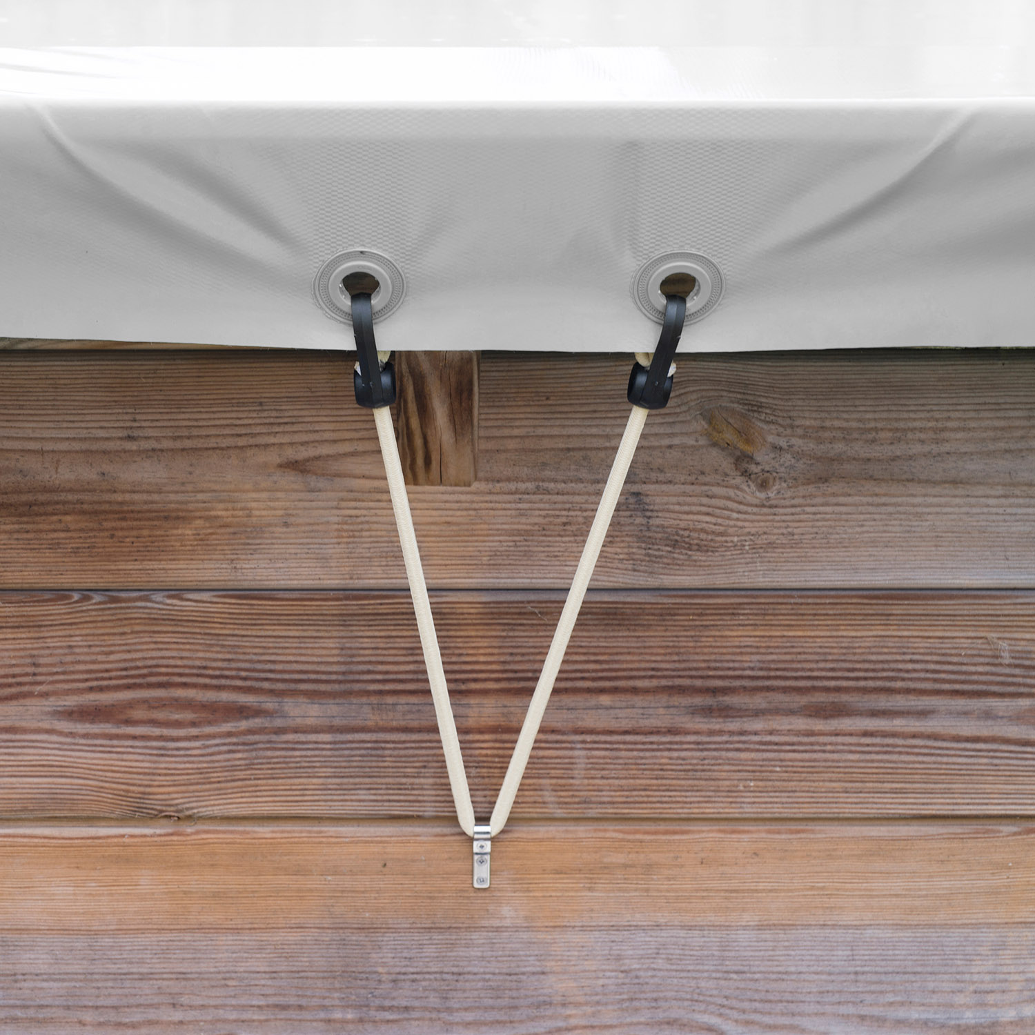 Befestigung Winter- und Sicherheitsabdeckung P-PB 580 für Holzpool "OCTO 414"